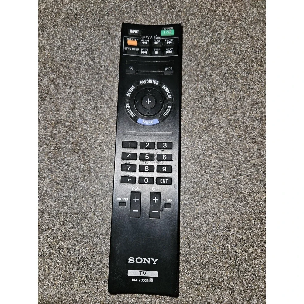 Sony Wireless Remote Control RM-YD035 Black for BRAVIA TV